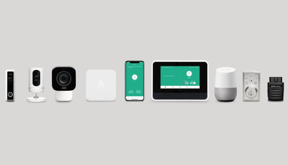 Vivint home security product line in Eugene